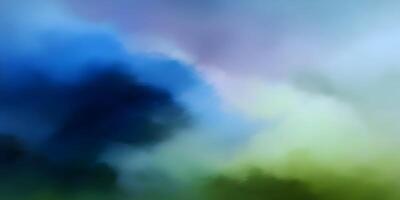 Abstract Blue Green and Purple Cloud Swirl Background photo