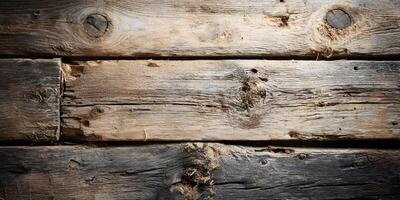 Brown Weathered Wooden Planks Texture Background Rustic Old Wood Grain Surface photo