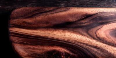 Dark Brown Wood Grain Texture Close Up Image photo