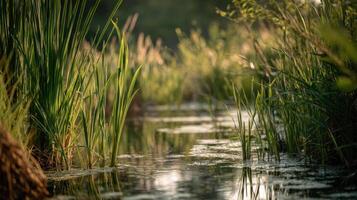 A Peaceful And Living Wetland Area photo