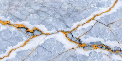 Blue Marble Texture with Golden Veins Elegant Stone Background High Resolution Image photo
