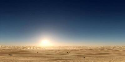 Desert Landscape Sunrise Sand Dunes Clear Sky photo