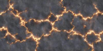 Glowing Cracks Grey Texture Background Seamless Pattern photo