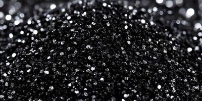 Black Glitter Texture Close Up Sparkling Shimmer Background photo