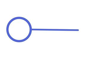Stylized visual showing various sizes of circles in a linear flow, used to represent hierarchical systems or logical progressions video