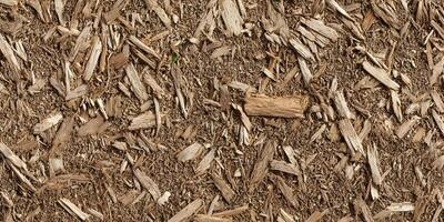 Brown Wood Chip Texture Background Close Up photo