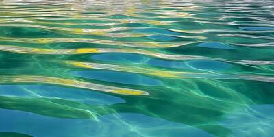 Abstract Green Water Texture Ripples Surface Background photo