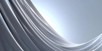 Abstract Silver Fabric Drape Soft Elegant Background photo