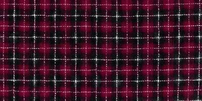 Burgundy Gray Plaid Fabric Texture Seamless Pattern photo