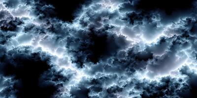Abstract Blue and White Cloud Formation Glowing Nebula Cosmic Background photo