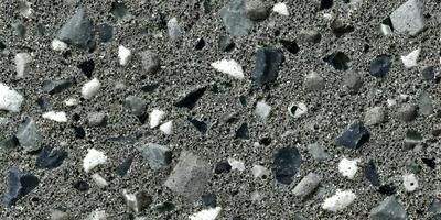 Grey Terrazzo Texture Seamless Pattern Stone Chips Background photo