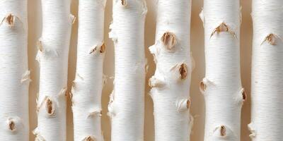 White Birch Tree Trunks Seamless Pattern Texture Background photo