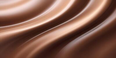 Smooth Chocolate Syrup Swirls Background Image photo