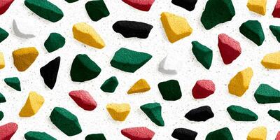 Abstract Terrazzo Seamless Pattern Colorful Stone Texture Background photo