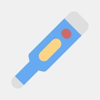 Icon thermometer. Medical elements. Icon in flat style. vector