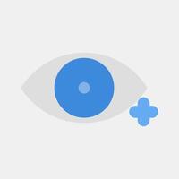 Icon ophthalmology. Medical elements. Icon in flat style. vector