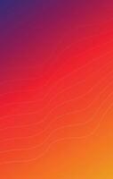 Abstract Gradient with Flowing Lines vector