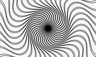 abstract black and white psychedelic lines vector