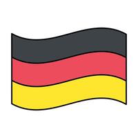 german flag icon element illustration vector