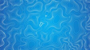 topography map modern technology blue background banner template vector