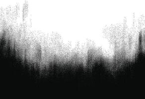 Halftone texture with vertical black lines fading into white. Smooth transition and abstract atmosphere. Dotted grunge photocopy and old print effect. vector
