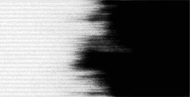 Halftone gradient with vertical lines shifting from white to black. Dynamic grunge photocopy texture, edgy print art abstract background. vector
