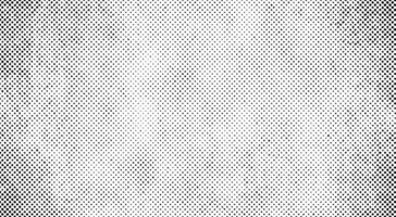 Halftone background with a black and white dotted subtle grunge vignette. Retro minimal backdrop design. vector