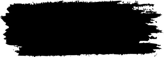 Abstract black brush stroke design element for creative projects and artistic backgrounds. vector