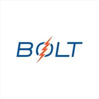 BOLT Logo with lightning vector