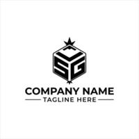 Stylish LVG SG Monogram Logo for Business Branding vector