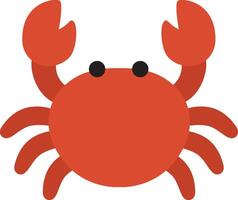Cute crab. Suitable for children's books, logos, and beach themed designs. Whimsical and vibrant design vector