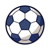 Classic Black and White Soccer Ball Illustration vector