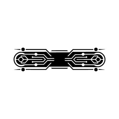 Minimalist Tech Element Circuit Board, Modern Aesthetic