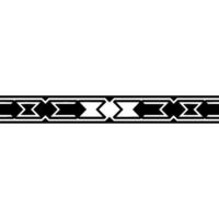 Geometric Abstract Border on Gradiated Background vector