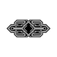 Symmetric Circuitry Minimalist Tech on Light Background vector