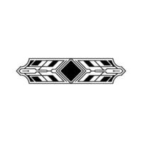 Art Deco Inspired Geometric Element on Light Grey Background vector