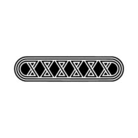 Minimalist Black and White Geometric Banner vector