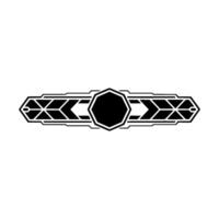 Geometric Art Deco Element on White - Art deco vector