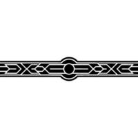 Geometric Art Deco Element on White Background - Ornament vector