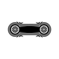 Modern Gear on Cream Background vector