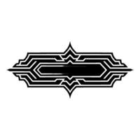 Geometric Art Deco on White Background - Art deco vector