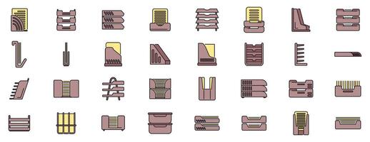 Office supplies organizers keeping documents tidy and accessible vector
