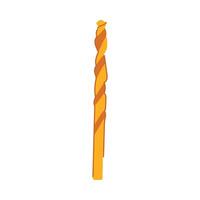 drill metal bit cartoon element object vector