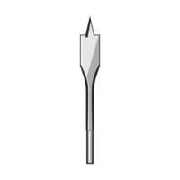 drill auger bit cartoon figure vector