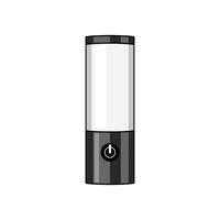 smoothie motor blender cartoon badge vector