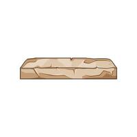 stone travertine platform cartoon figure vector