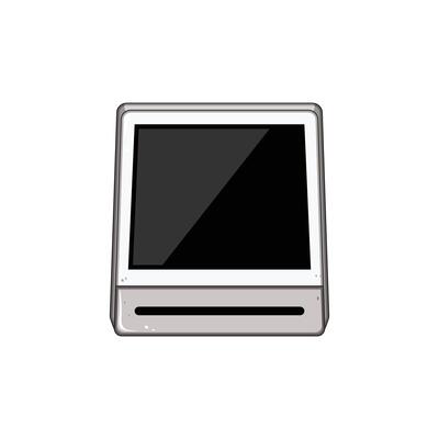 air pollution quality monitor cartoon element object