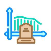 chart rate mortality color icon illustration vector