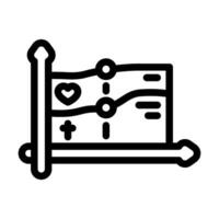 life death comparison graph mortality line icon illustration vector