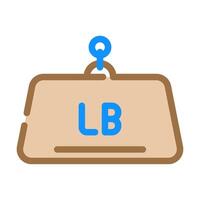 high load capacity color icon illustration vector